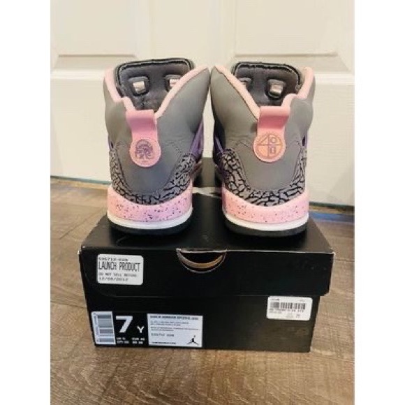 Jordan Spizike GS Purple Earth 7Y - Picture 2 of 3